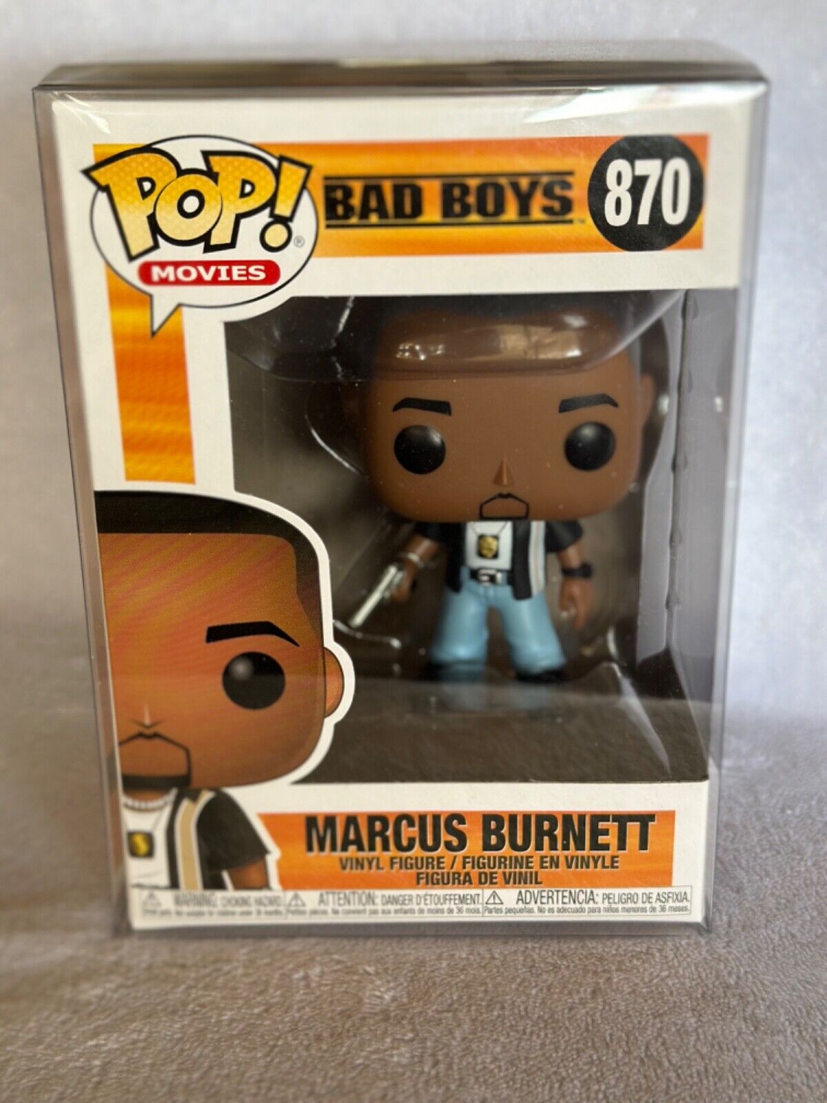 Funko POP Movies Bad Boys Marcus Burnett #870 W/ Protector New Vaulted
