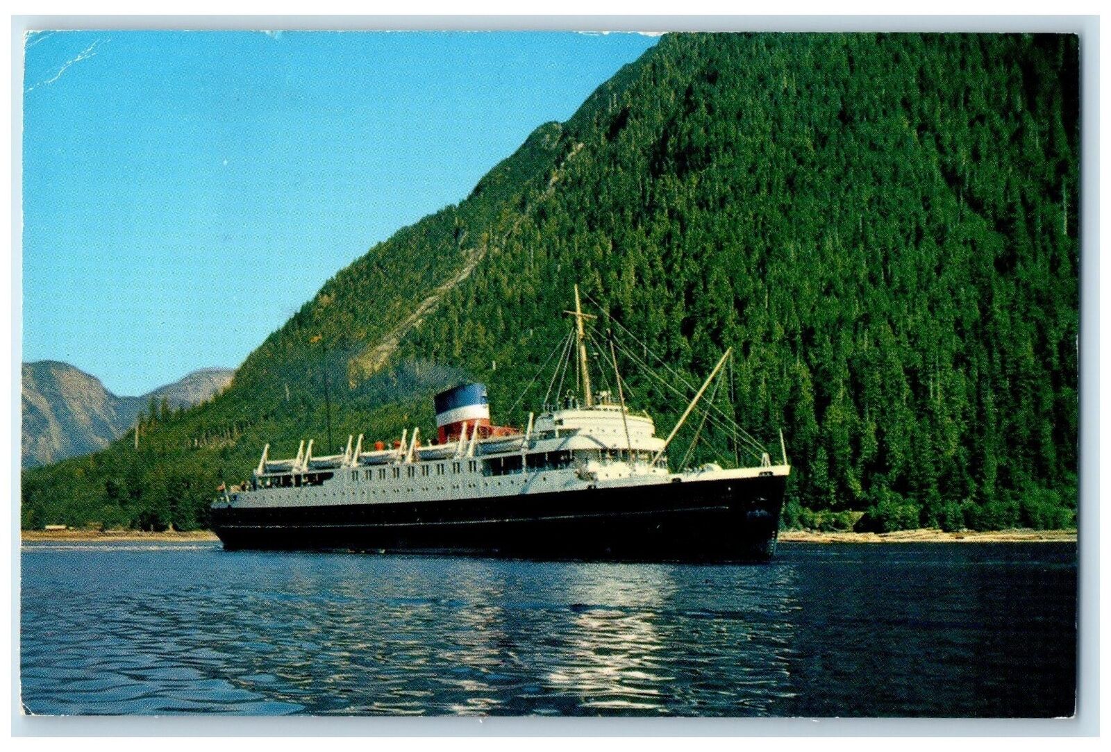 1962 S.S. Prince George Canadian National Ocean Falls Canada CA Posted Postcard