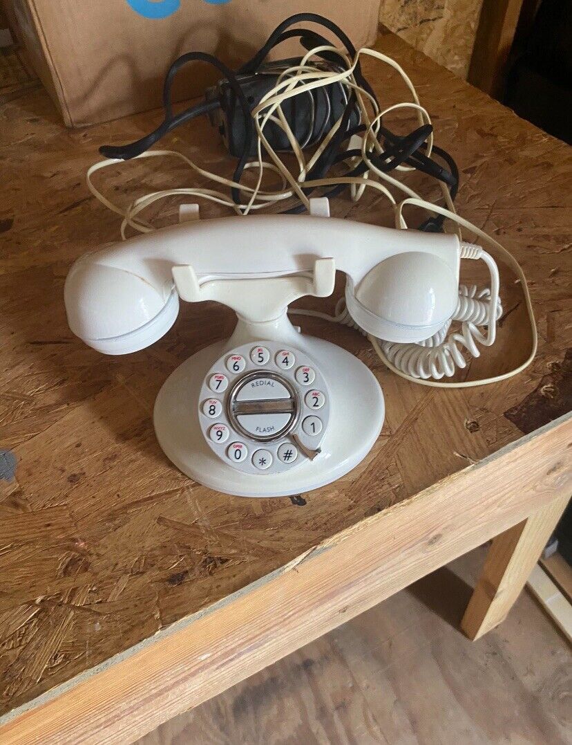 Vintage MICROTEL Landline Telephone Touchtone White Model 966