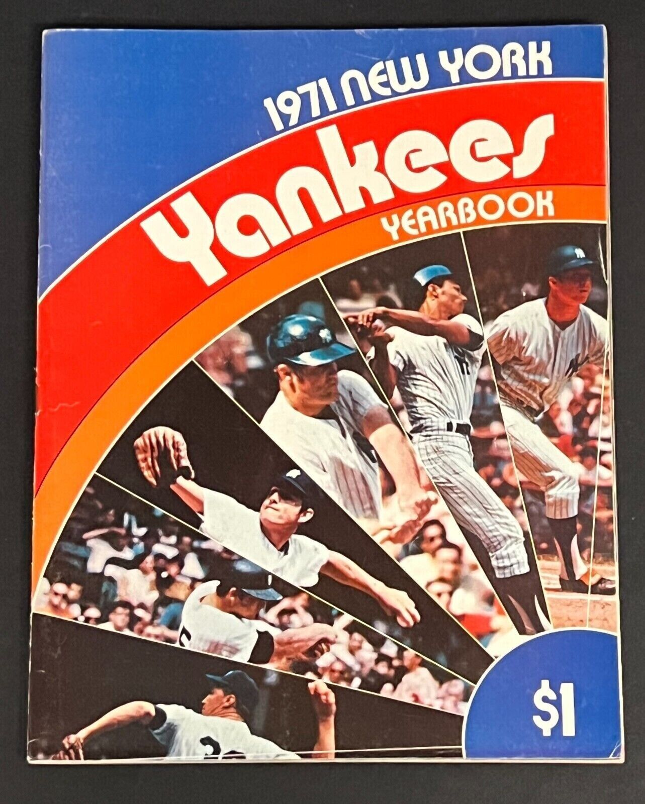 1971 New York Yankees Yearbook Thurman Munson