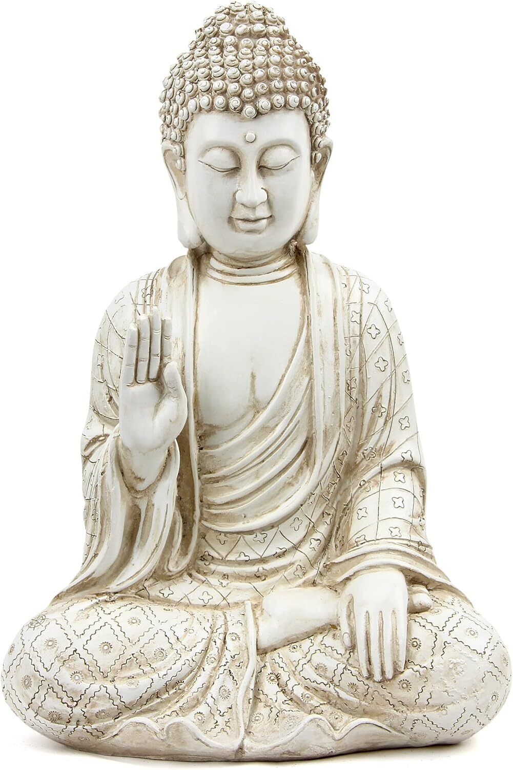 Leekung Buddha statue for home decor accents,laughing buddah White 