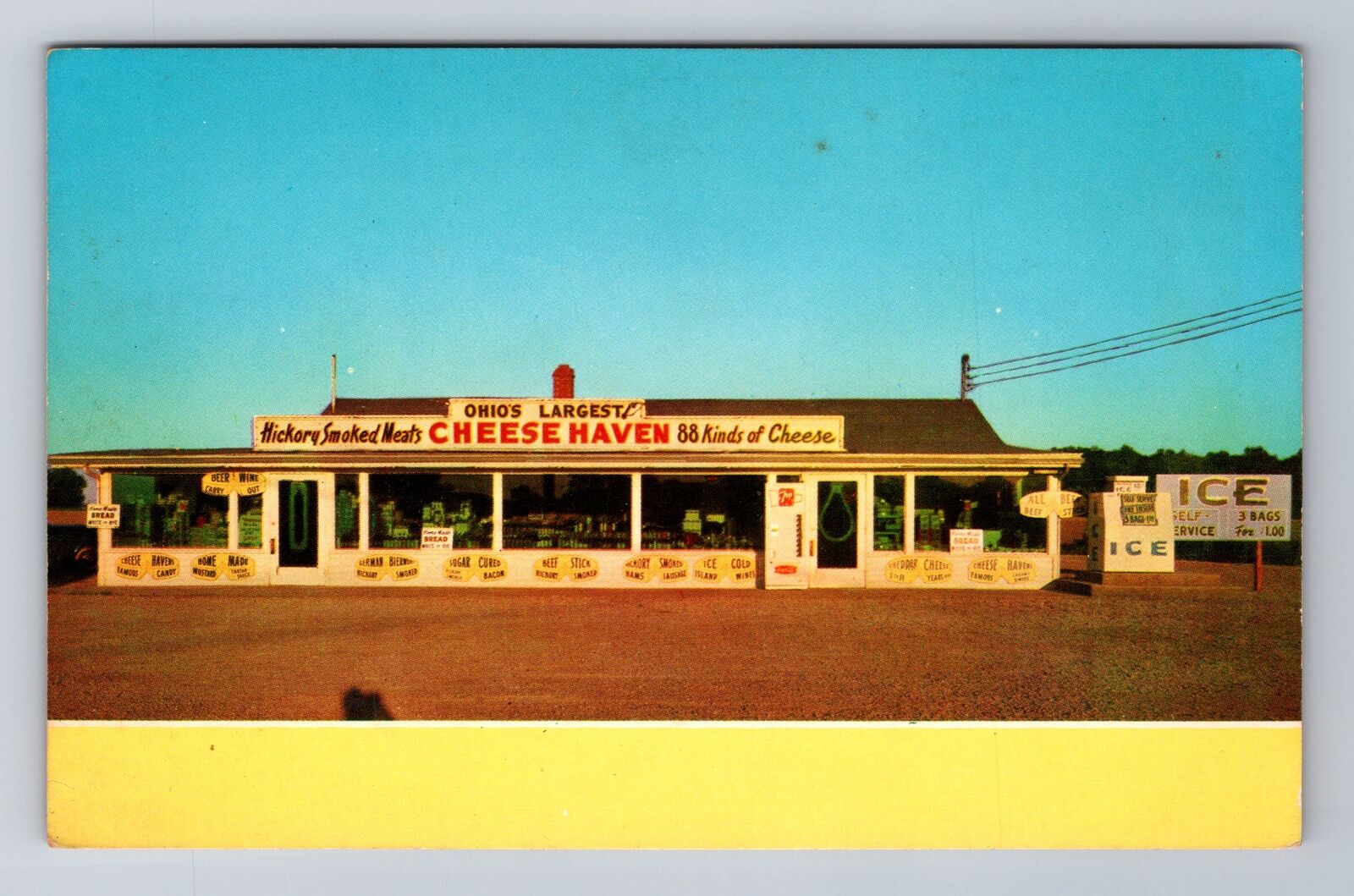 Pt Clinton OH-Ohio, Cheese Haven, Advertising, Antique, Vintage Postcard