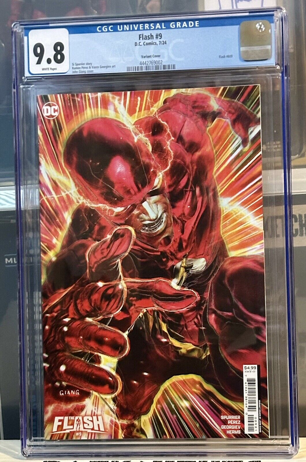 Flash #9 CGC 9.8 Giang Speed Force Variant Cover Barry Allen West DC Comics New