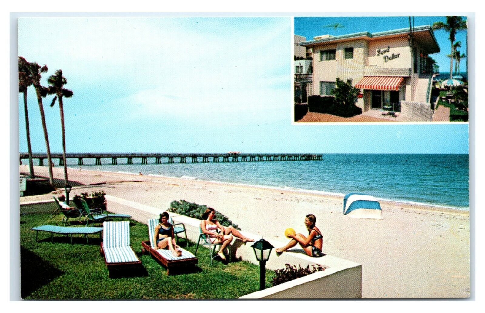 Postcard Sand Dollar Hotel, Lauderdale-by-the-Sea, FL Florida D106