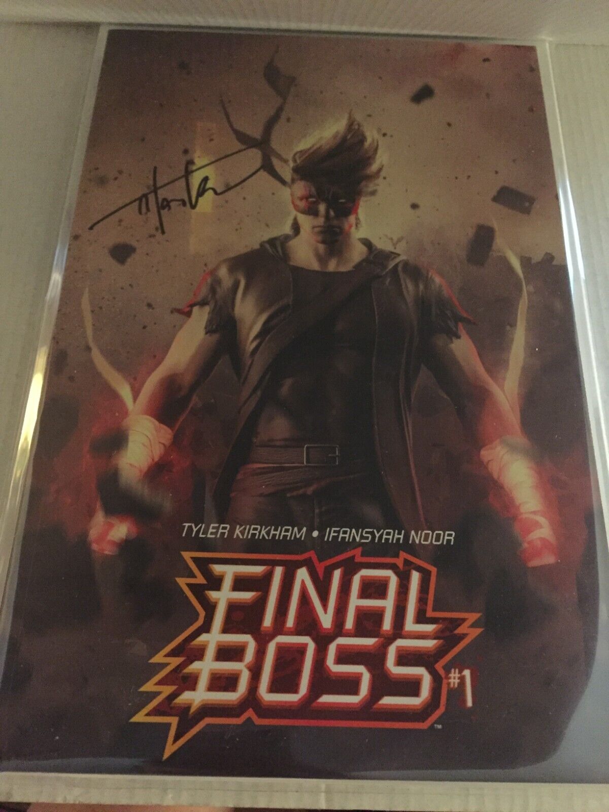 2022 Final Boss #1 Exclusive Boss Logic Variant Signed by Tyler Kirkham