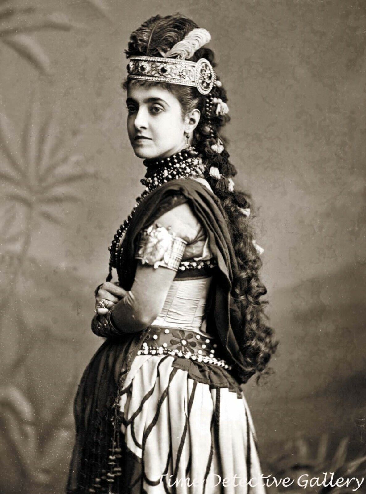 Opera Singer Adelina Patti in an Elaborate Costume - Historic Photo Print
