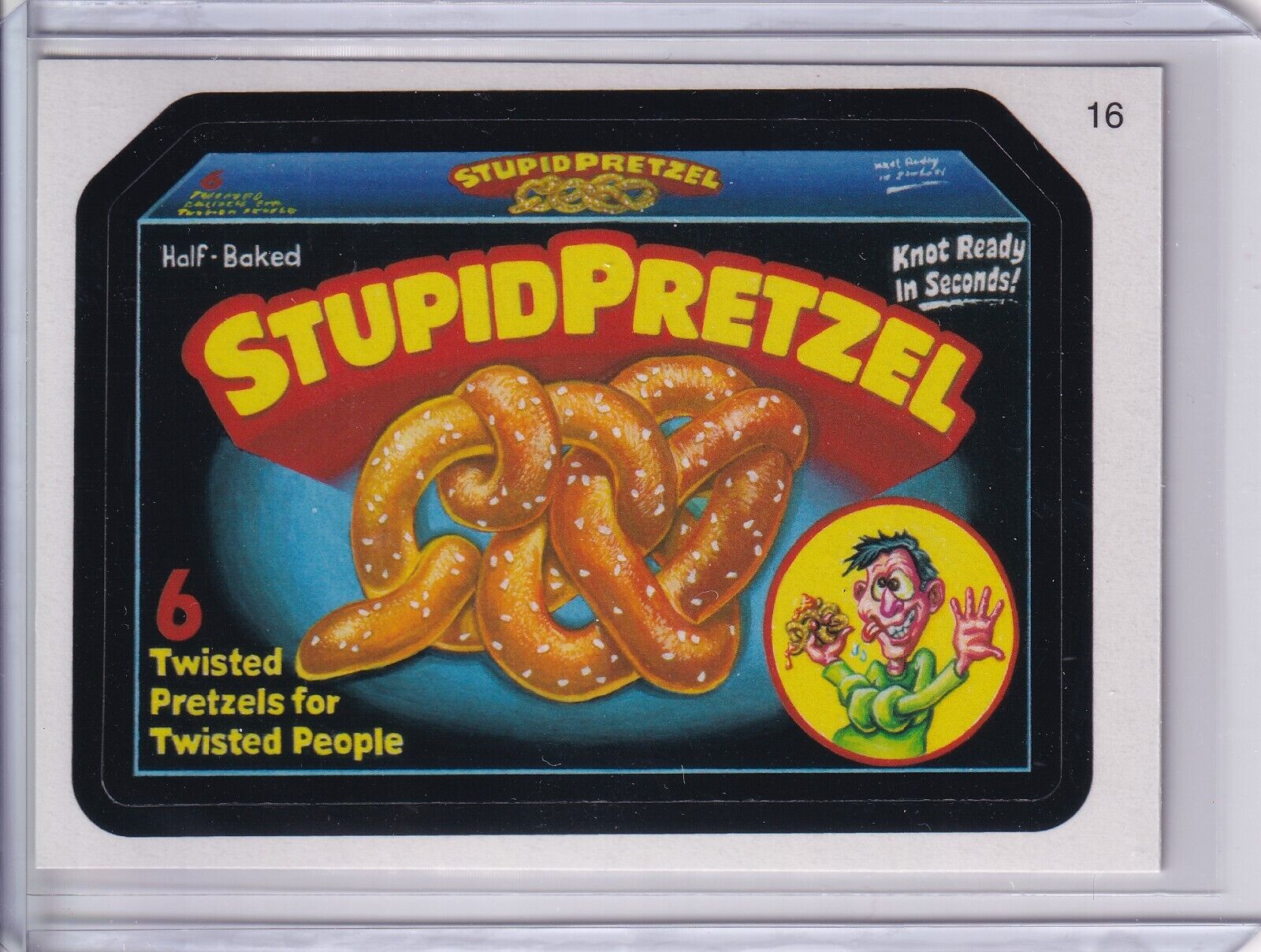 2010 Topps Wacky Packages Series 7 Stupid Pretzel #16