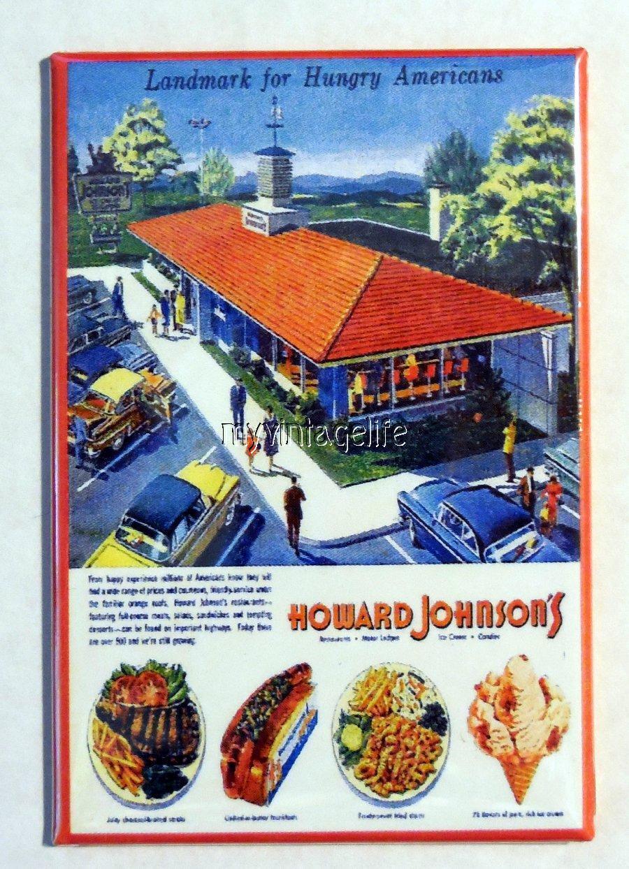 Vintage HOWARD JOHNSON\'S Ad  2\