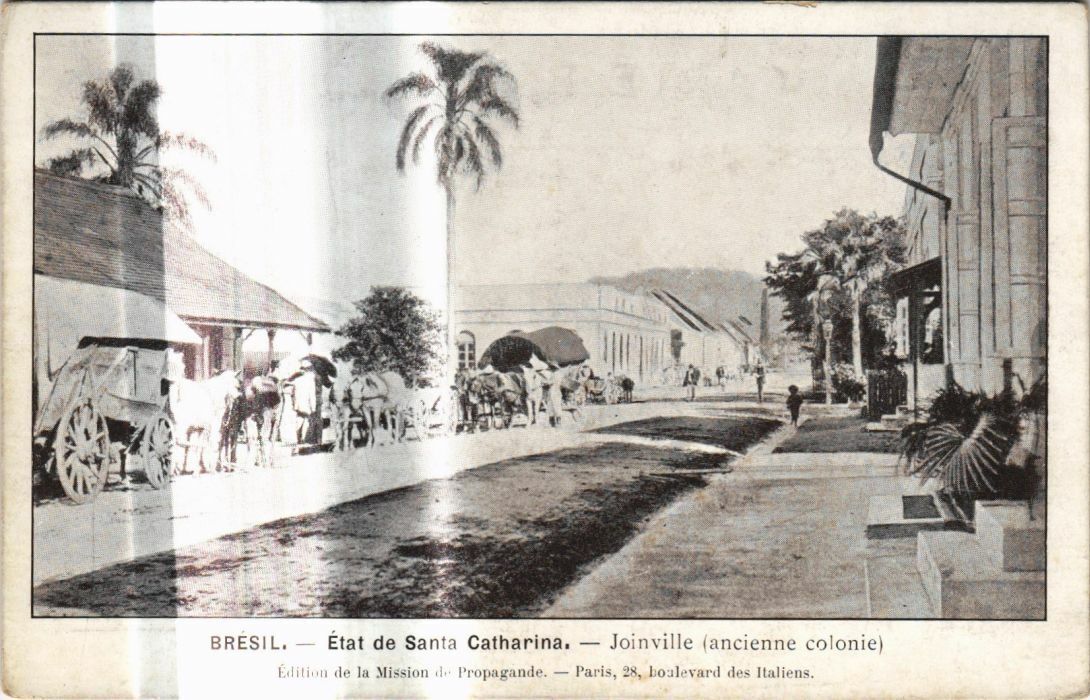 CPA AK Joinville State of Santa Catharina - Street Scene BRAZIL (1084942)
