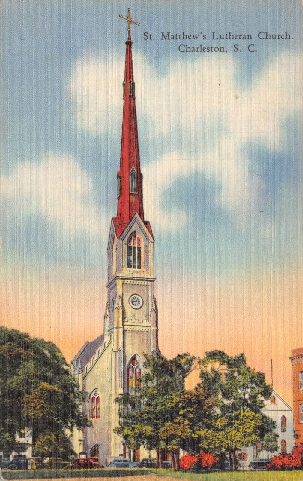 SC~SOUTH CAROLINA~CHARLESTON~ST. MATTHEW\'S LUTHERAN CHURCH~MAILED 1939