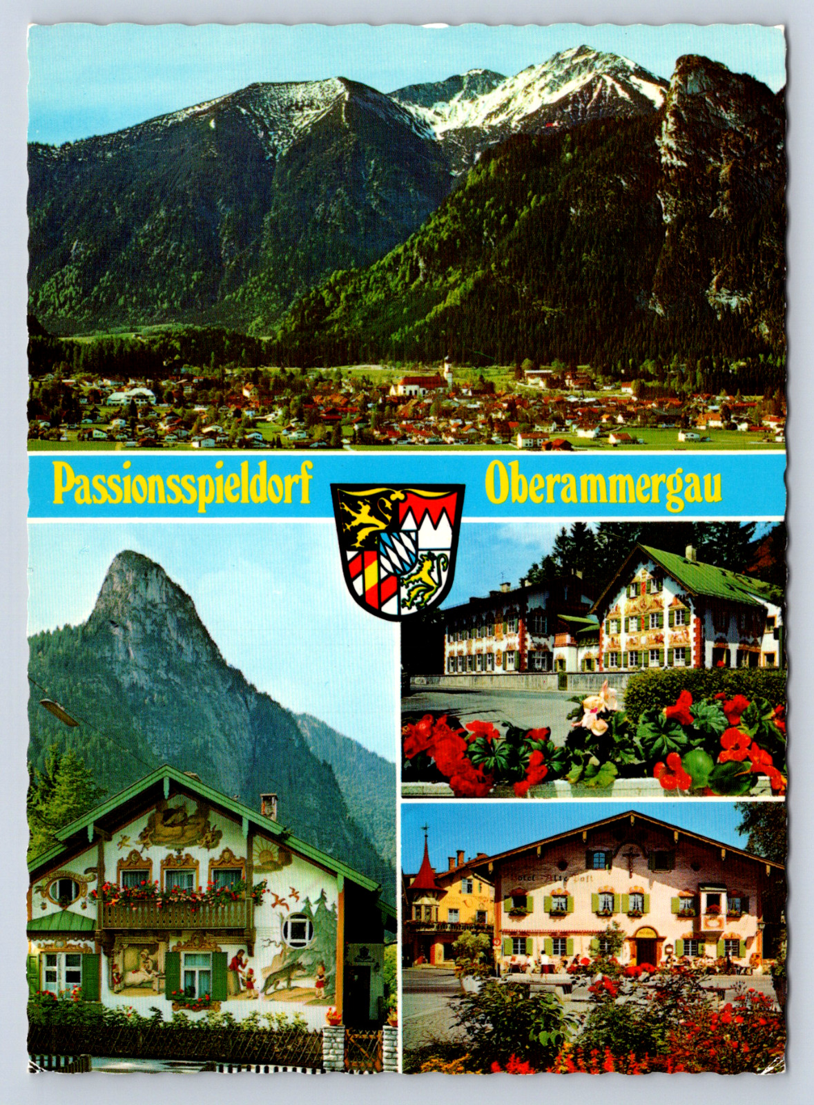 Vintage Postcard Passionsspieldorf Oberammergau 