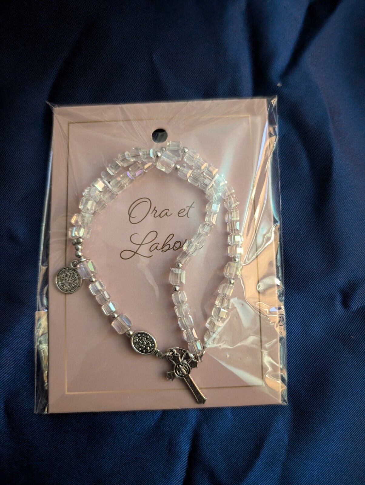 Beaded 8 Inch Rosary Bracelet