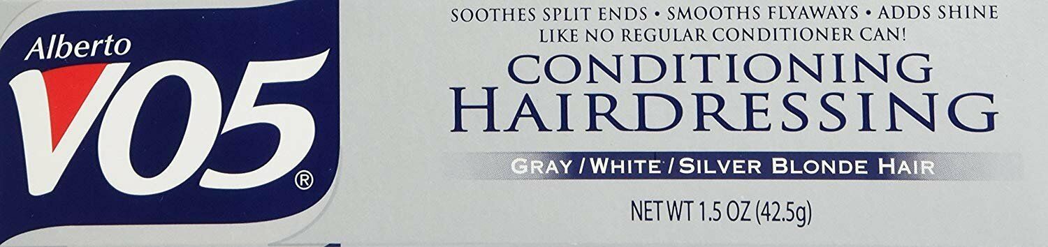 Alberto VO5 Conditioning Hairdressing Gray White Silver & Blonde 1.5oz Pack of 3