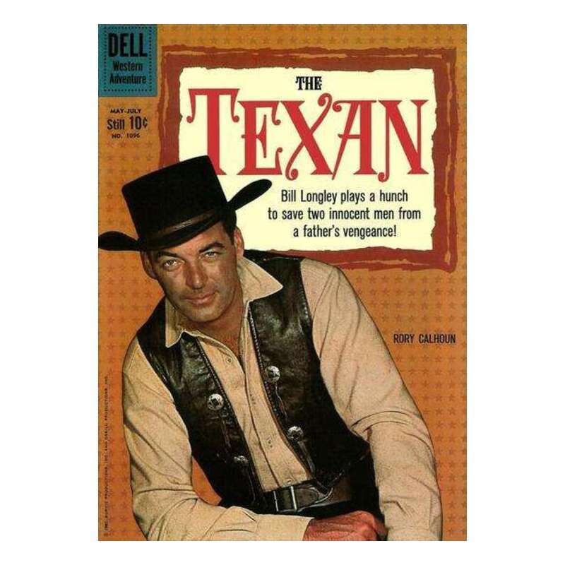 Texan #2 1959 series Dell comics Fine+ Full description below [z 