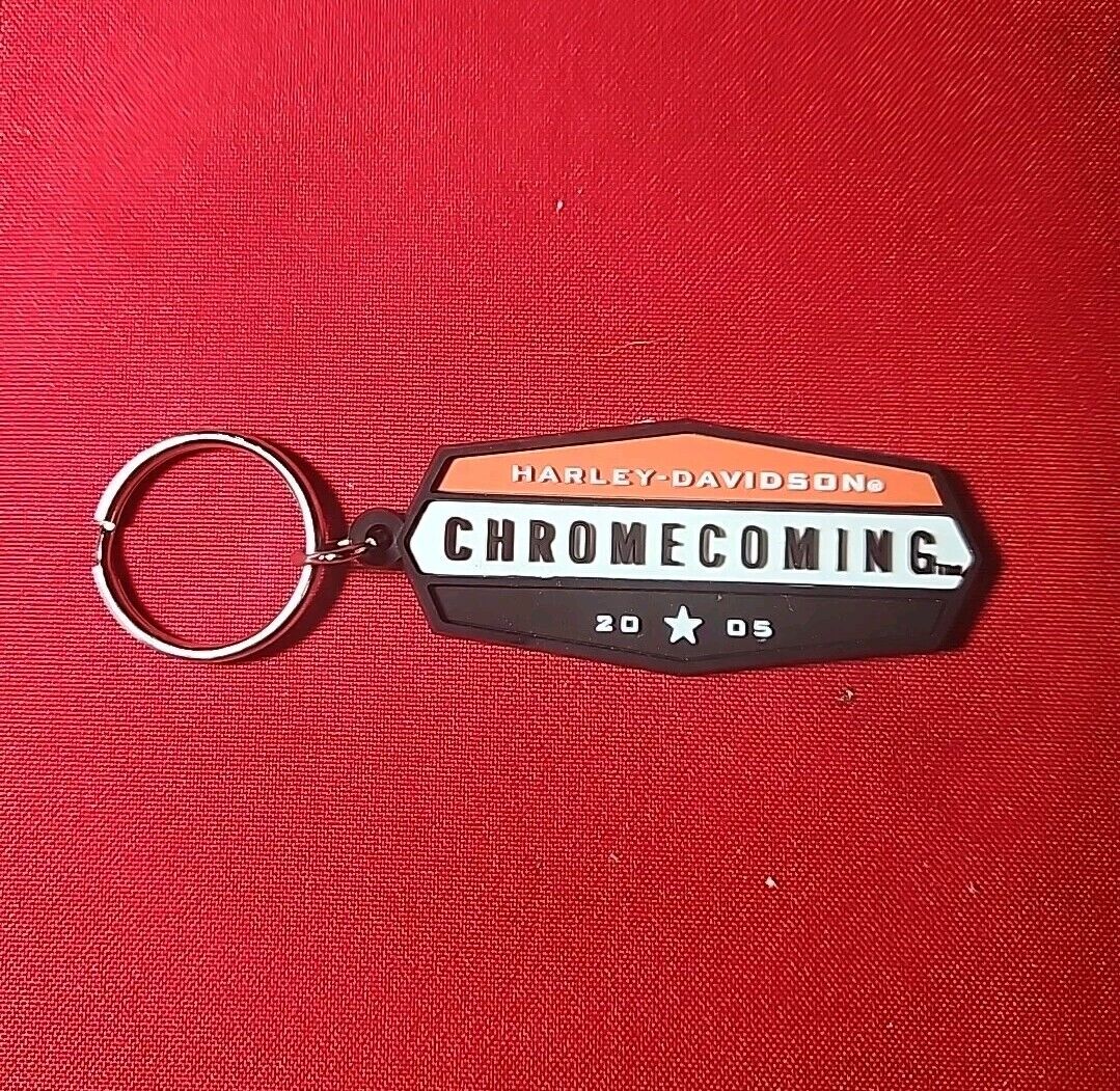 Harley-Davidson Keychain 2005 Chromecoming Rubber New In Package