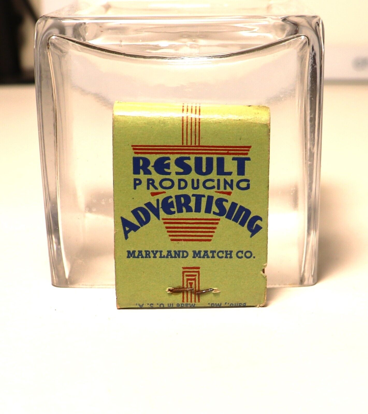 Vintage 1930s Maryland Match Company Result Producing Advertising Matchbook