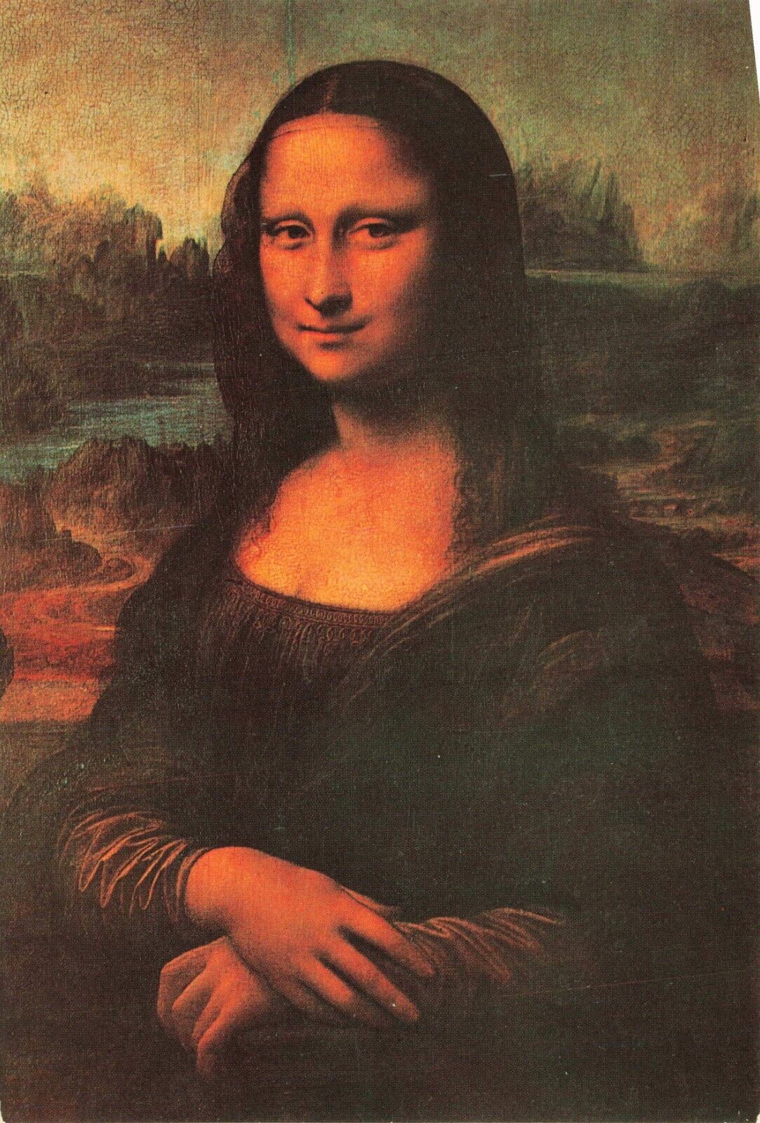 Mona Lisa Leonardo da Vinci Postcard Unposted