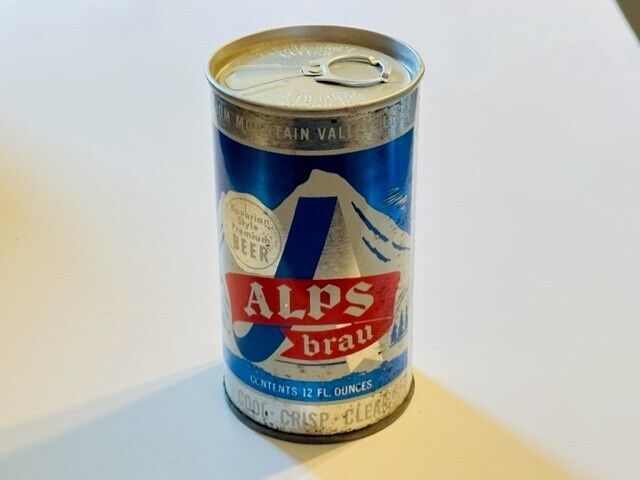 Beer Can - Alps Brau (Bottom Open, Steel)