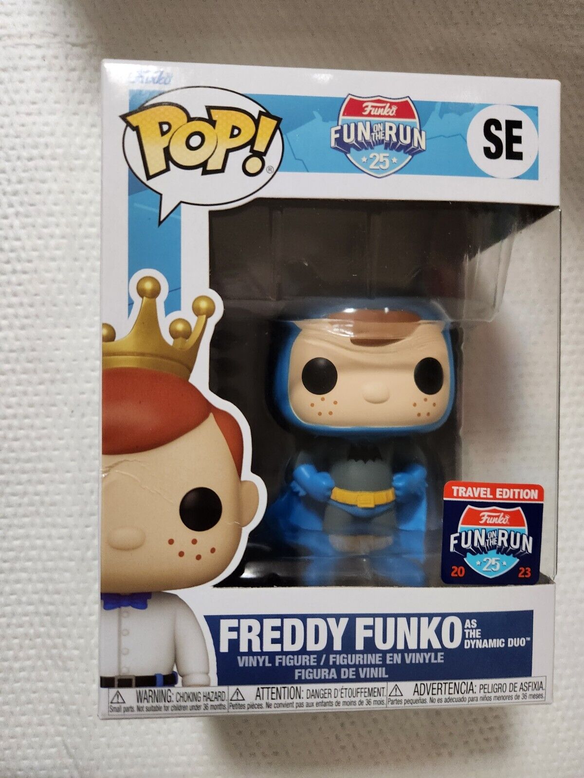 Funko Pop Fun on the Run Freddy Funko as the Dynamic Duo SE Travel Batman