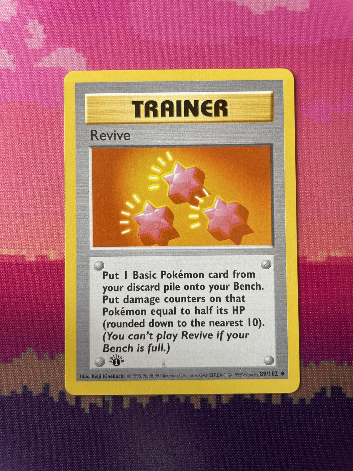 Pokemon Card Revive Shadowless Base Set 1st Edition Uncommon 89/102 NM Condition