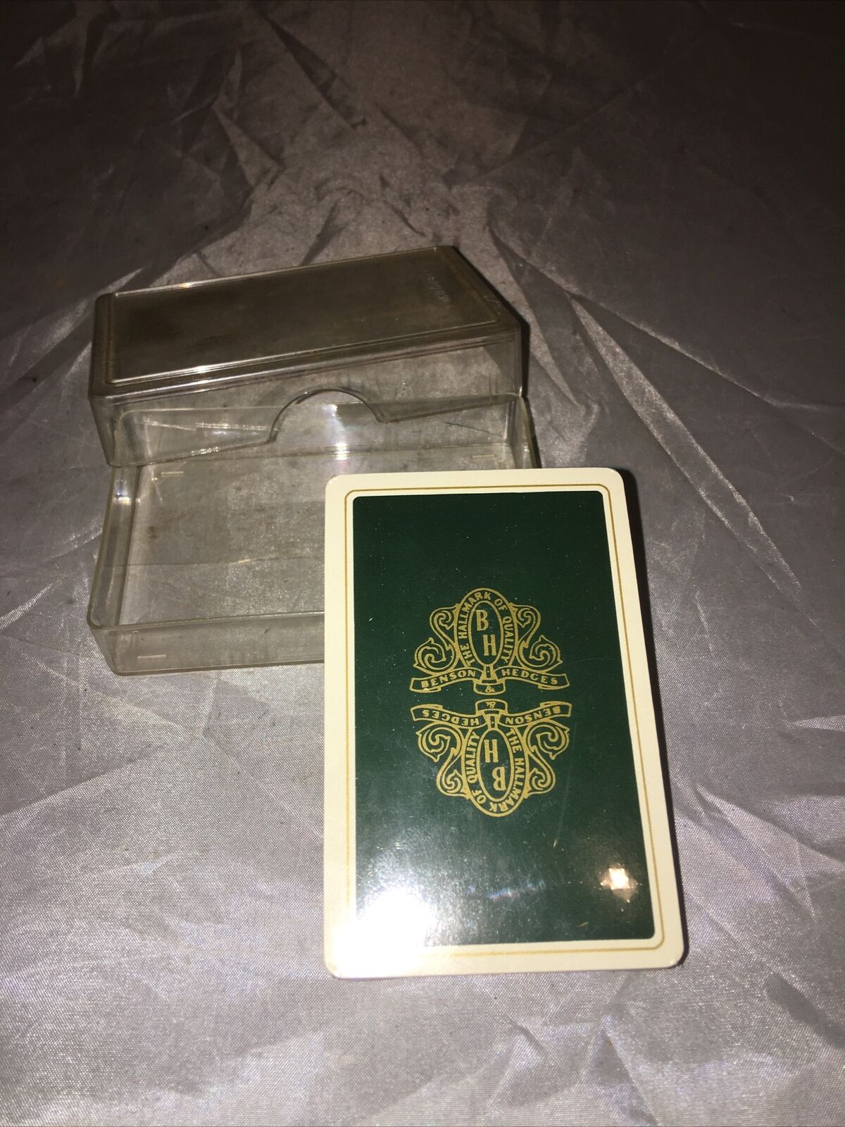 Vintage Benson & Hedges 100s Full Deck Playing Cards Sealed In Plastic Case NEW
