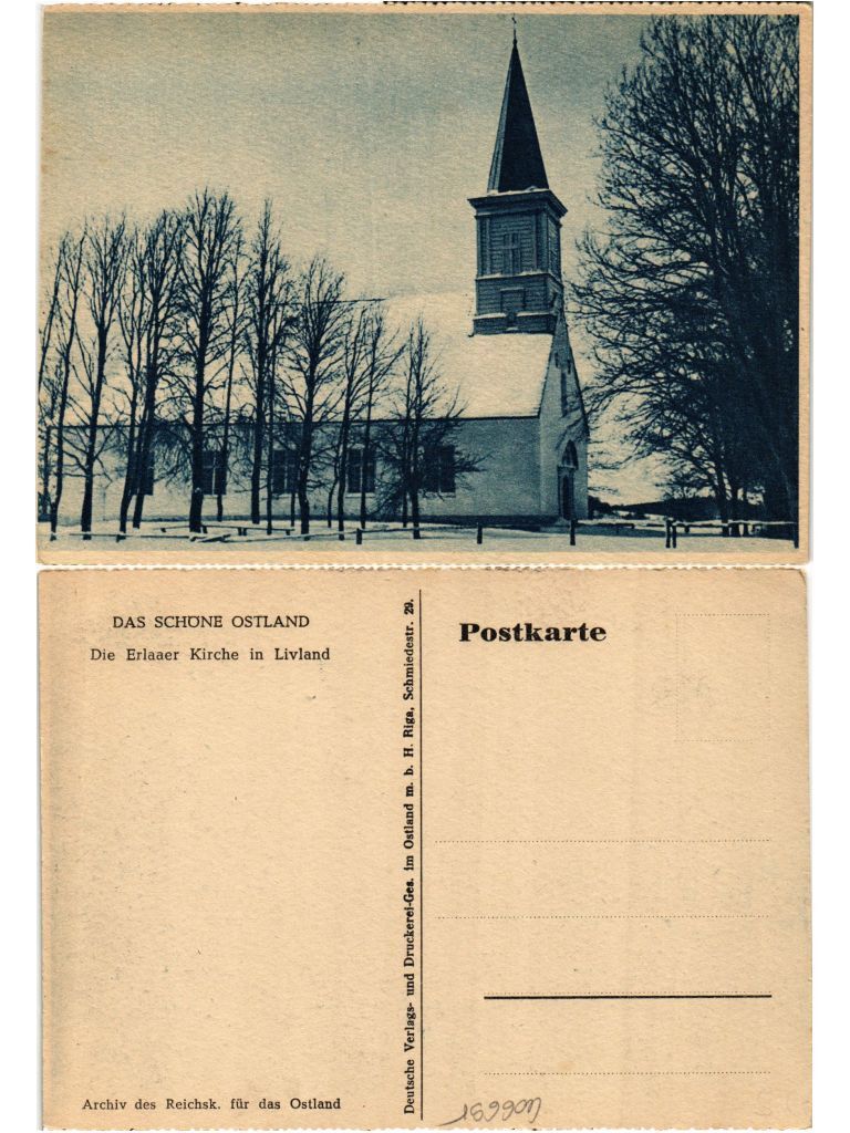CPA AK Das Schone Ostland. The Erlaaer Church in LIVLAND. ESTONIA (406695)