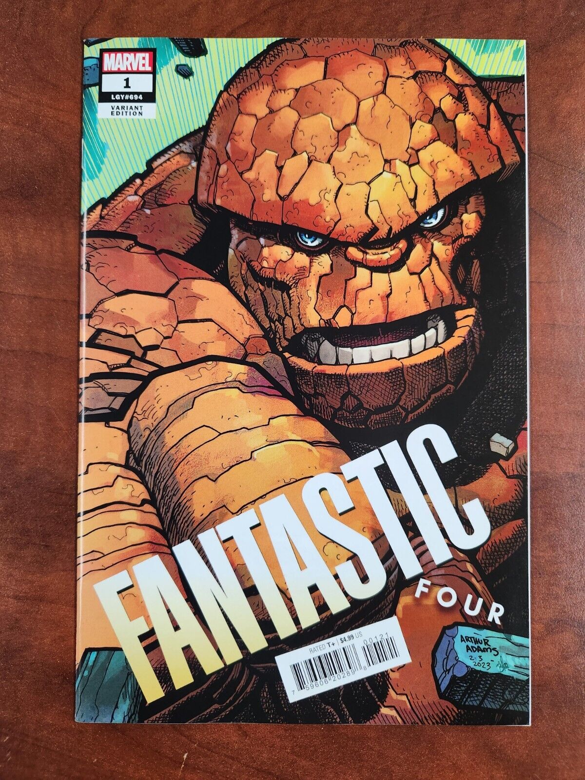FANTASTIC FOUR #1 Arthur Adams 1:25 Ratio Variant Cover Marvel Comics🔥