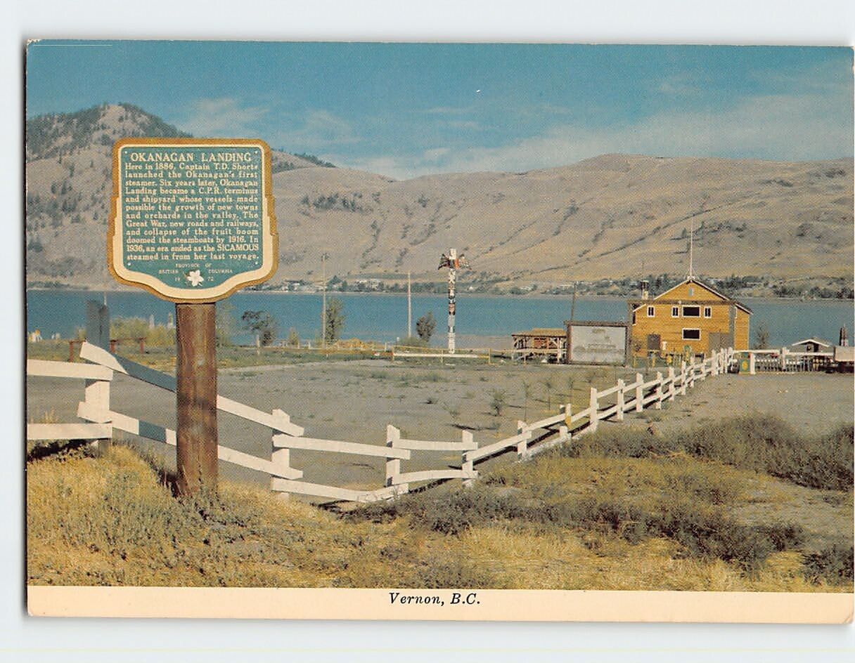 Postcard View of Okanagan landing Community Vernon British Columbia Canada