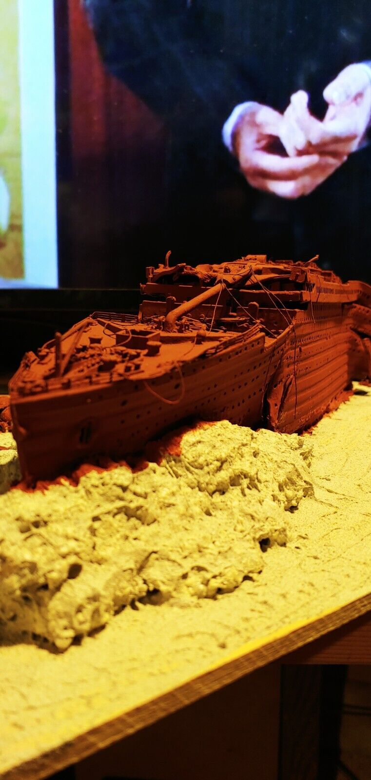 Titanic wreck model 1/350 