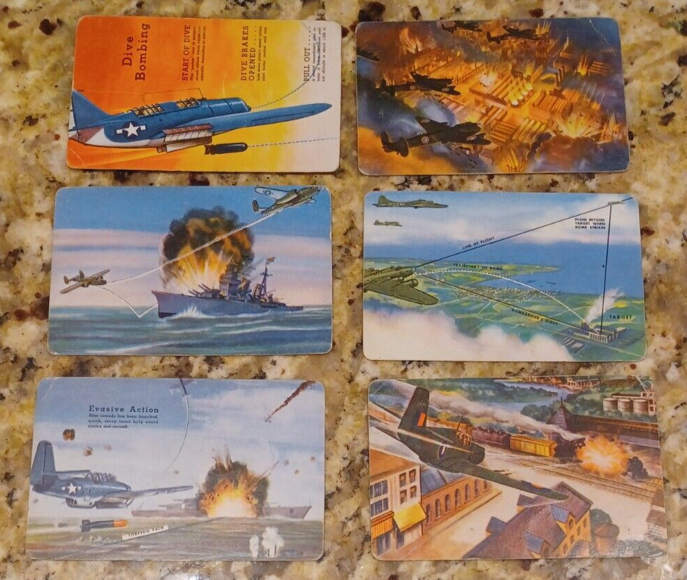 CARD-O / CARDO / CARD O LEAF GUM - COMPLETE SET MIXED SERIES BOMBING STRATEGIES