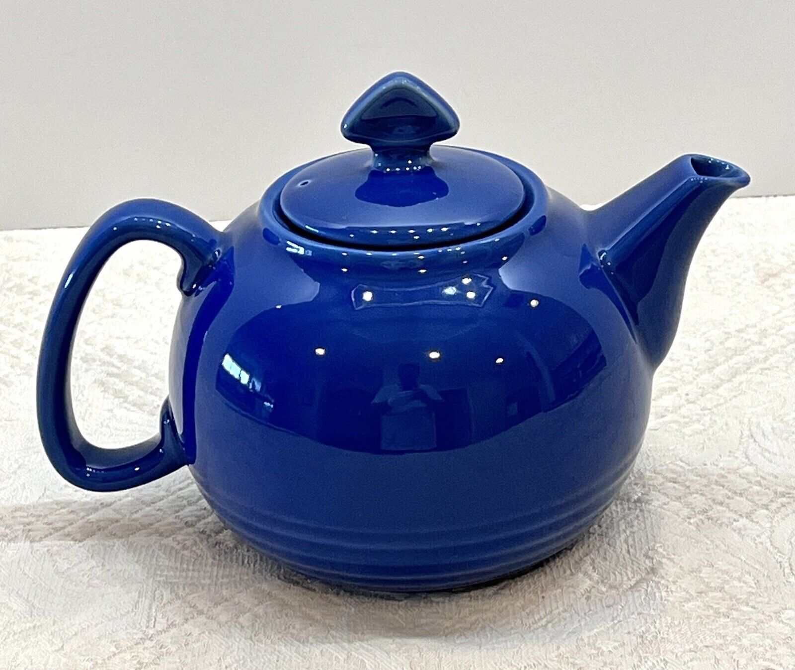Chantal Ceramic Tea Pot Royal Blue 3-4 Cup 1 Qt 2006 EUC 92-TP11R