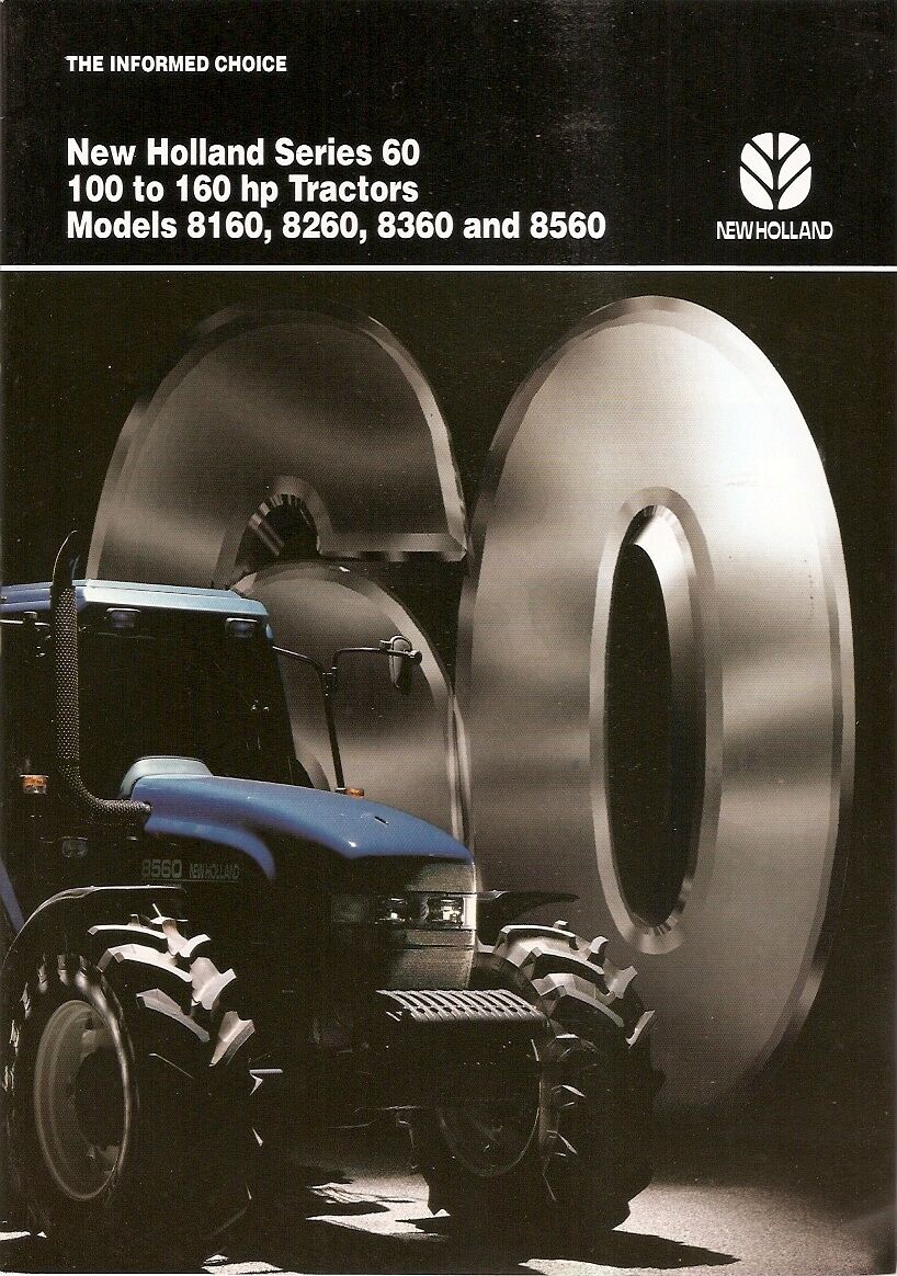 Farm Tractor Brochure - New Holland - 8160 8260 8360 8560 - 1997 (F1803)