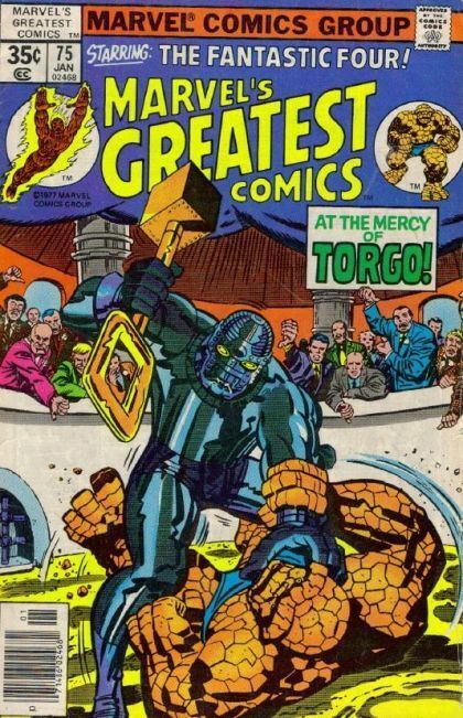 Marvel\'s Greatest Comics (75) At The Mercy of Torgo  Marvel Comics Jan-78