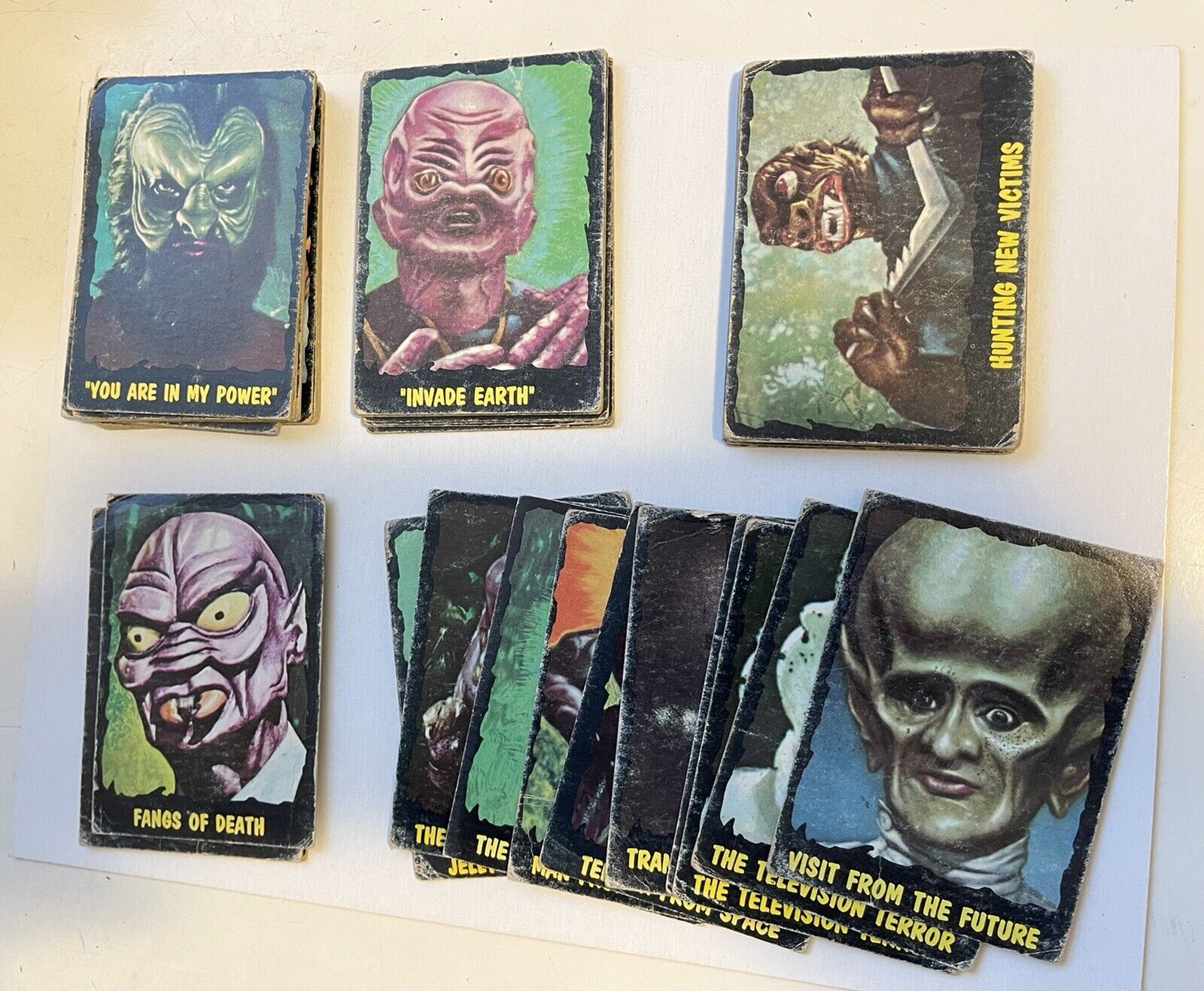 Outer Limits TV show rare vg condition cards set 1962