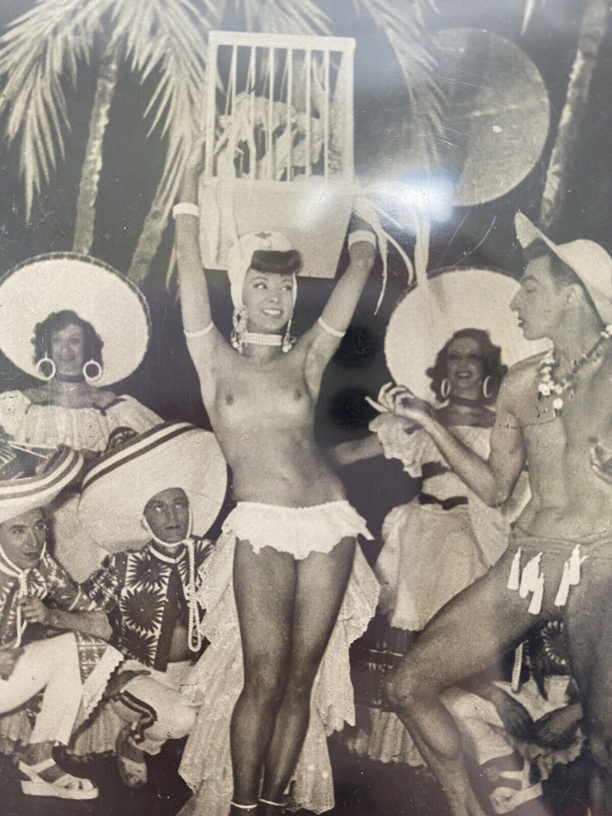 Vintage Photograph of Yvonne Menard at the Folies Bergère in Paris