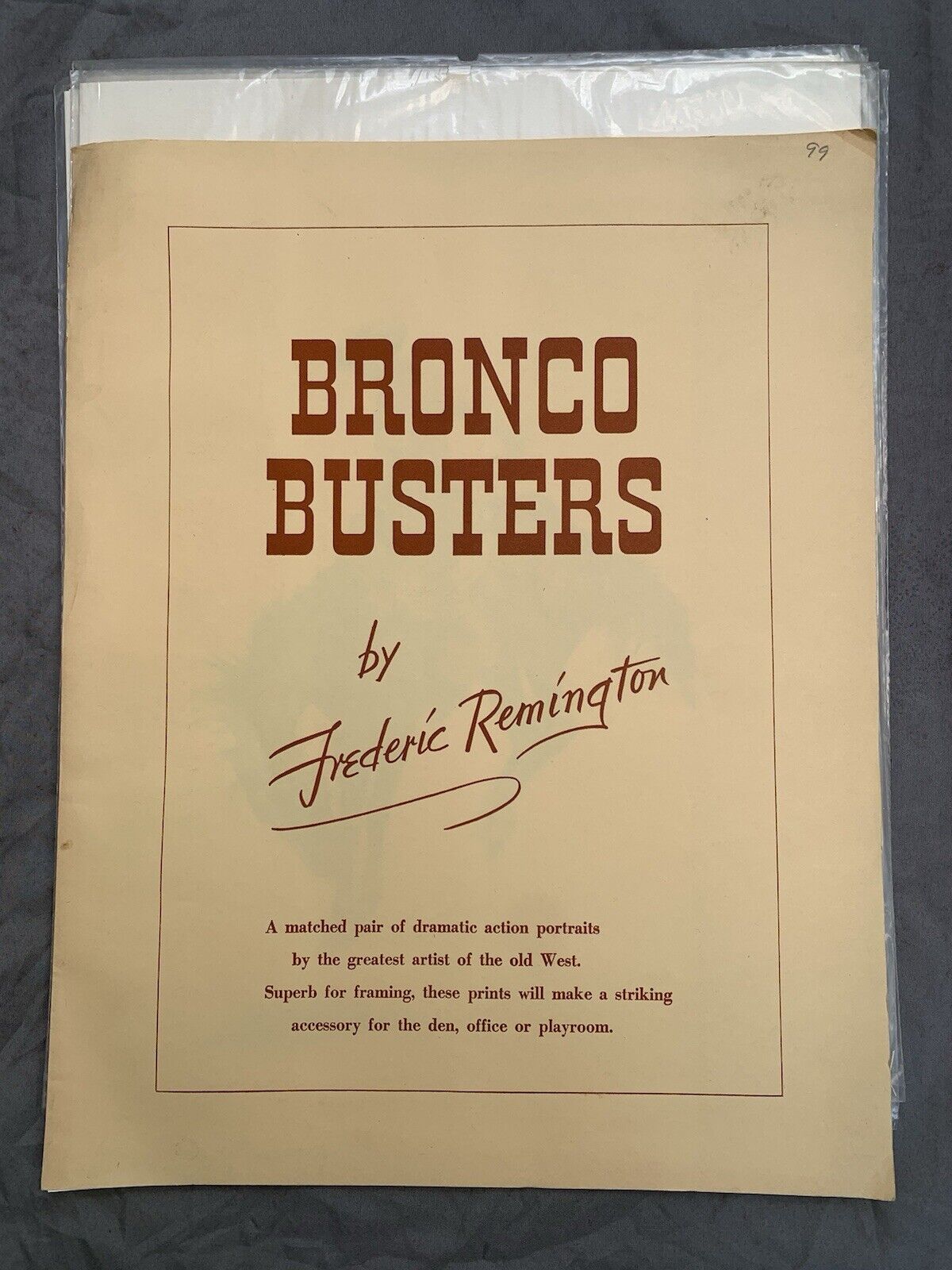Frederick Sackrider Remington: Bronco Busters