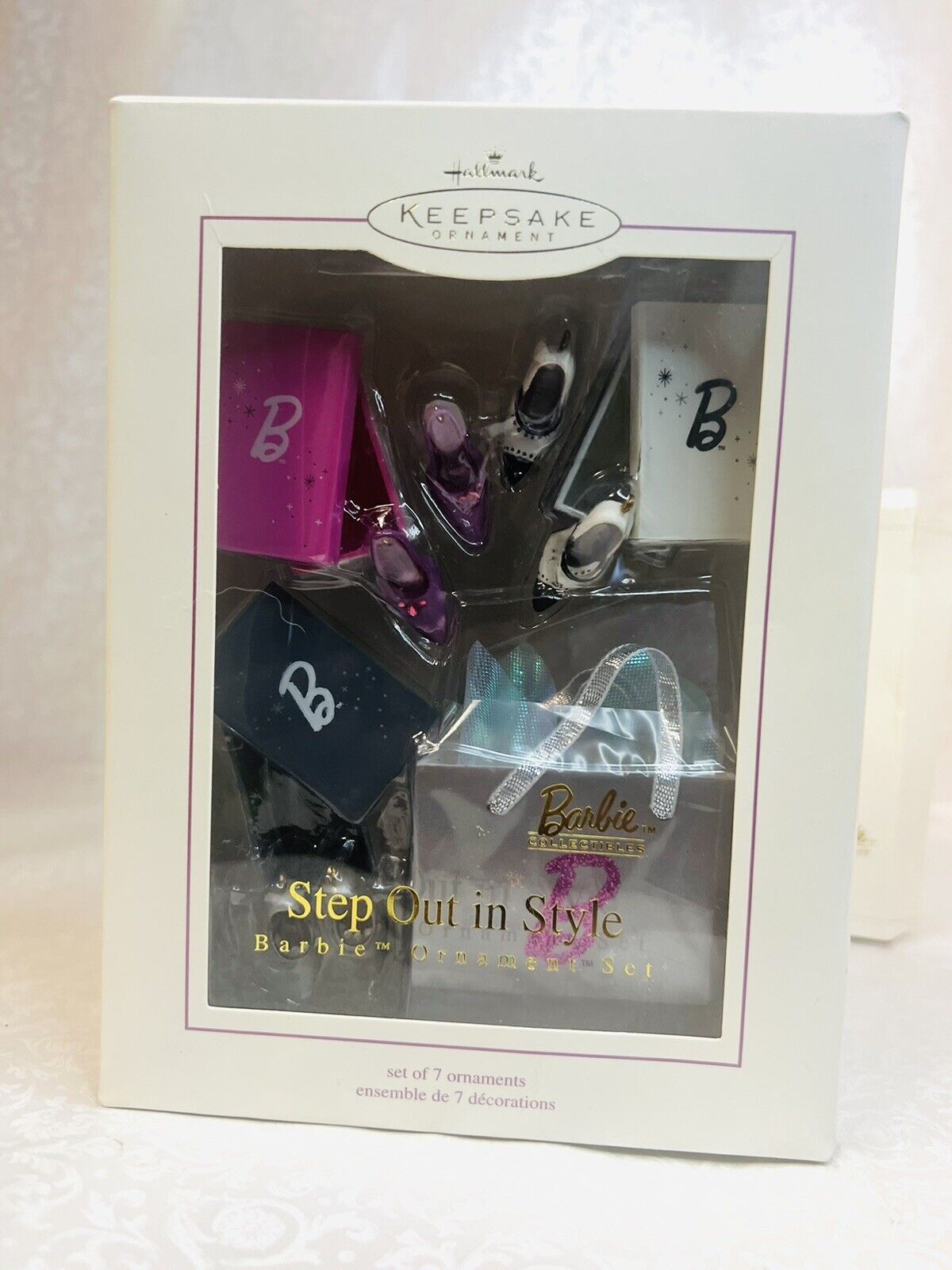 2005 Hallmark Keepsake Barbie “Step Out In Style” Ornaments. Set Of 7