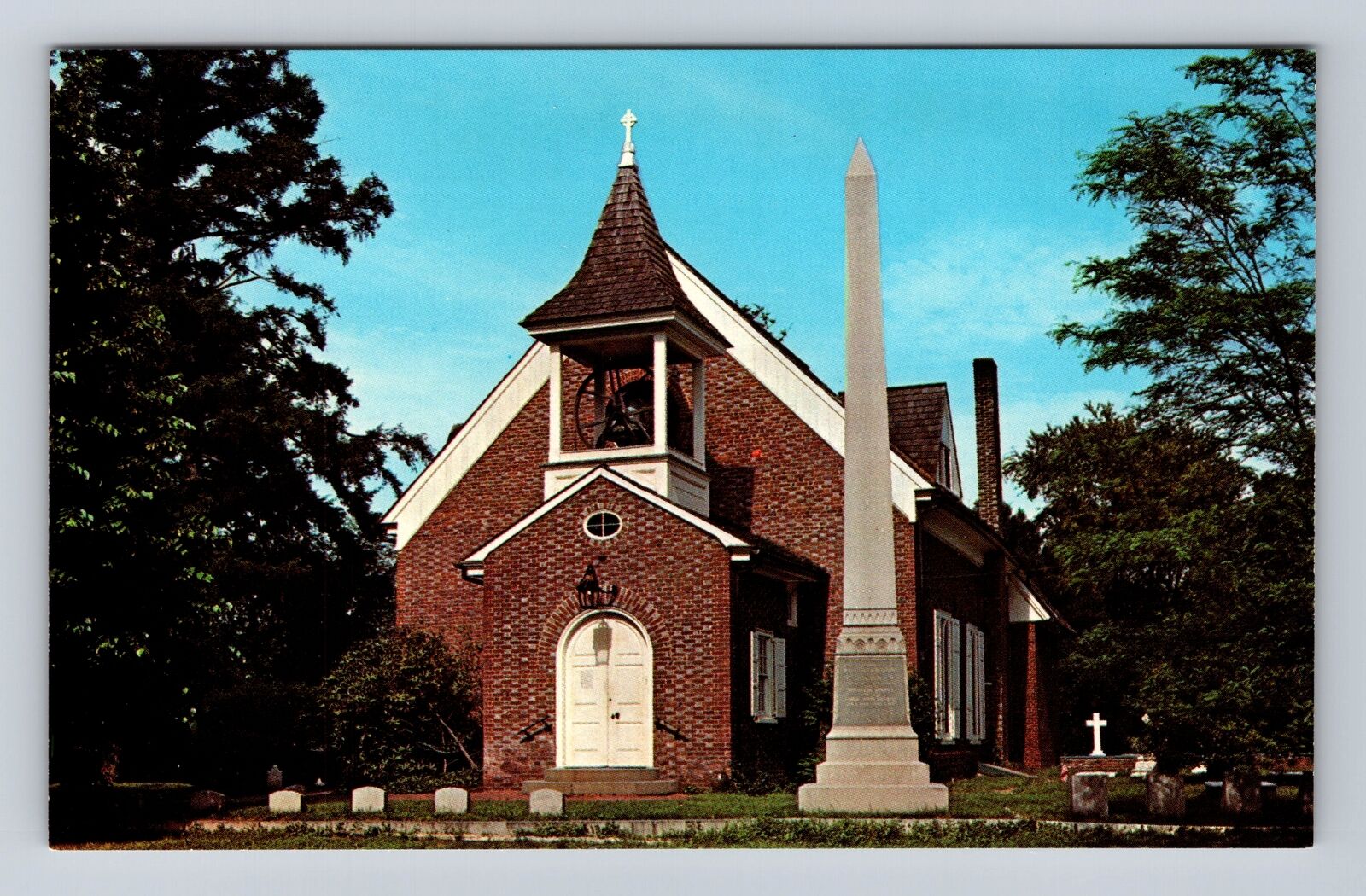 Dover DE-Delaware, Old Christ Church, Religion, Antique, Vintage Postcard