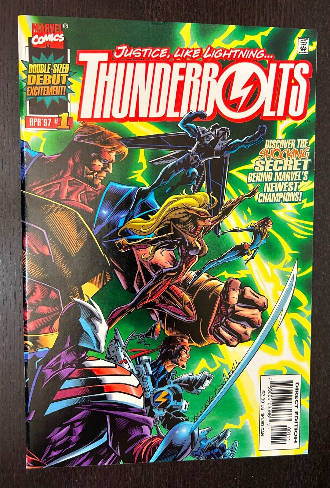 THUNDERBOLTS #1 (Marvel Comics 1997) -- 1st Printing -- NM-