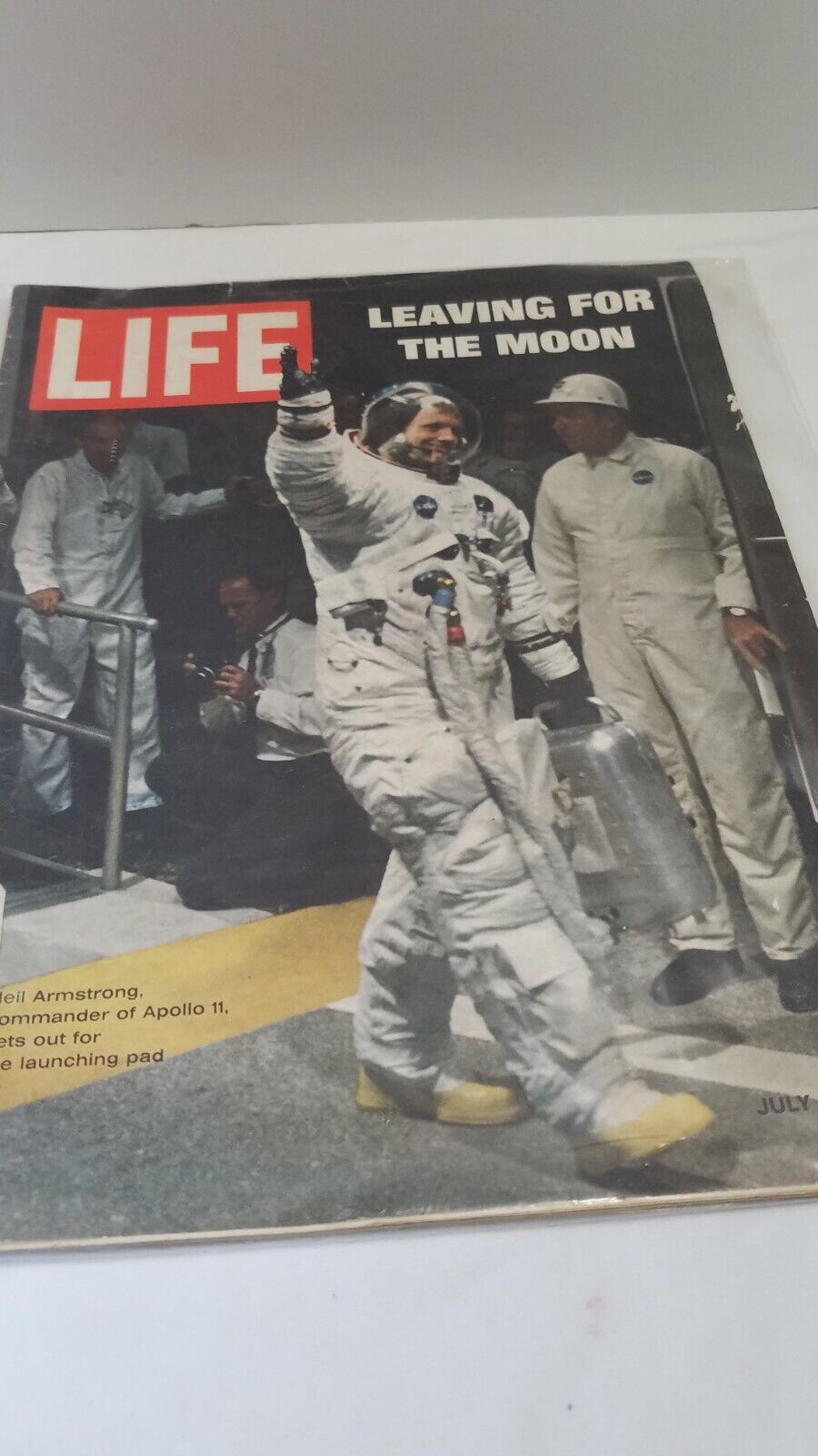 1969 Life magazine Leaving for the Moon magazine Neil Armstrong Astronaut