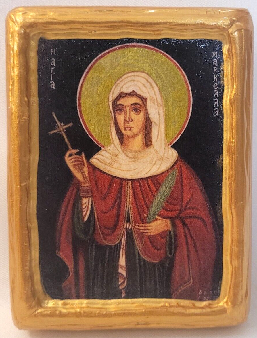 Saint Markella Marcella Byzantine Catholic & Greek Eastern Orthodox Wood Icon