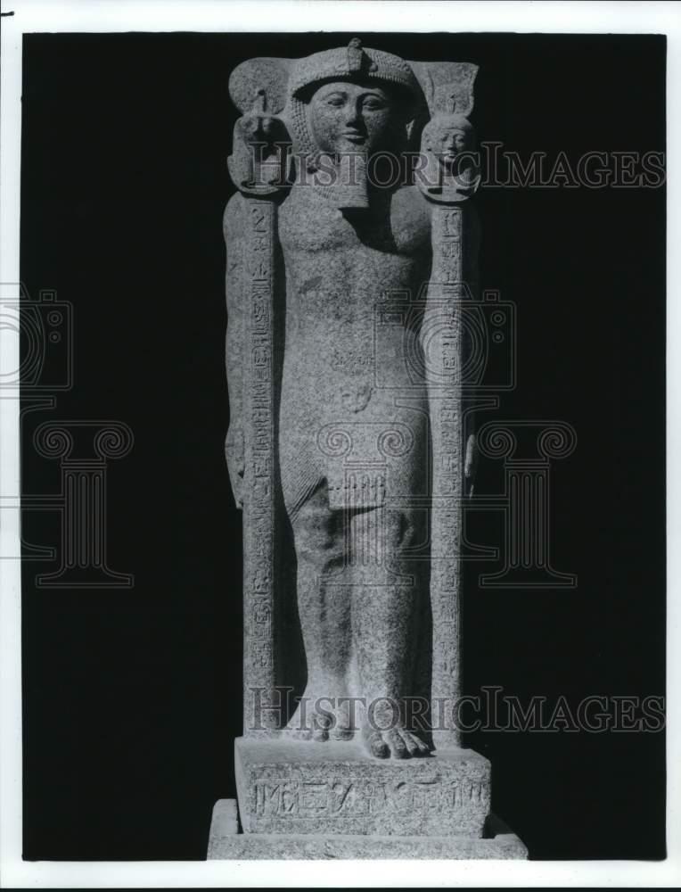 1987 Press Photo Statue of Ramesses II sculpted for temple on west ban of Nile