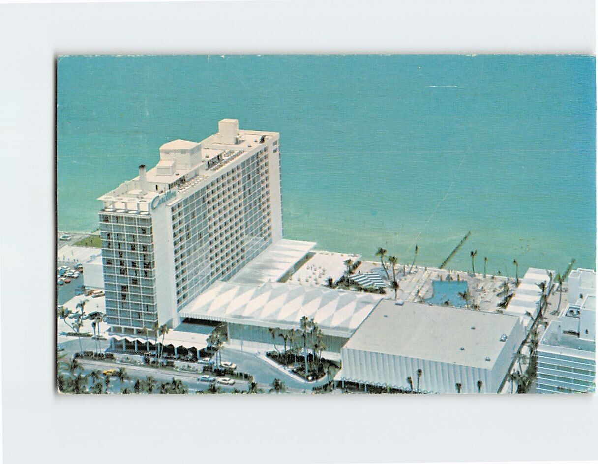Postcard The Carillon Oceanfront 68th to 69th Streets Miami Beach Florida USA