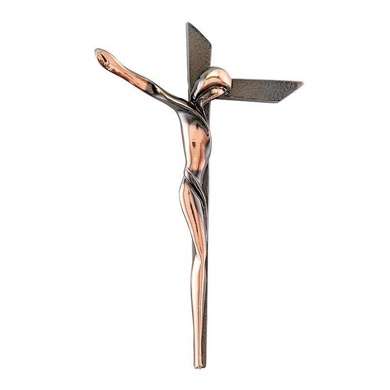 Crucifix with Serpentine Cross Copper Reminder Of The Temptation Of Christ 6 In