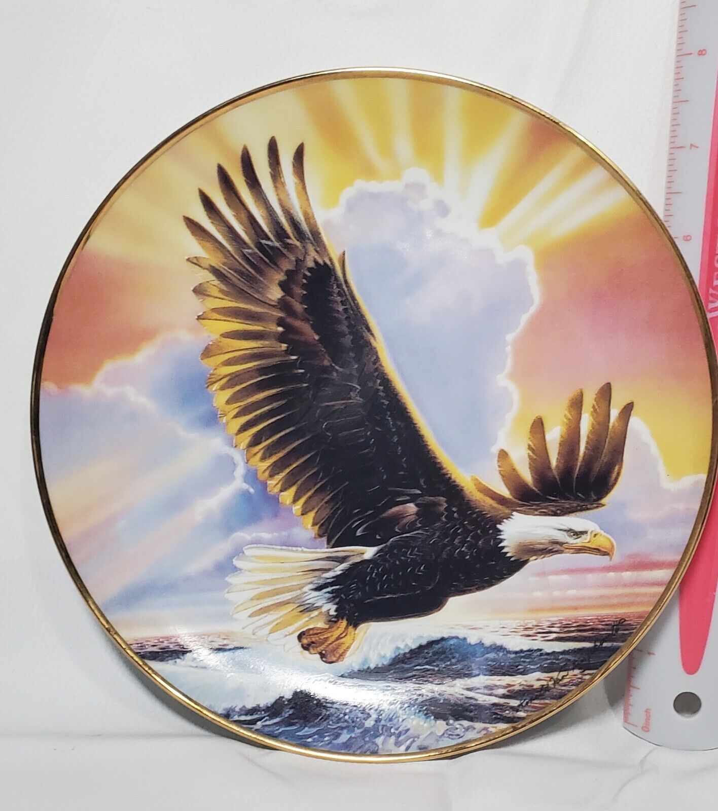 Franklin Mint Heirloom Wings Of Majesty Limited Edition Eagle 8\