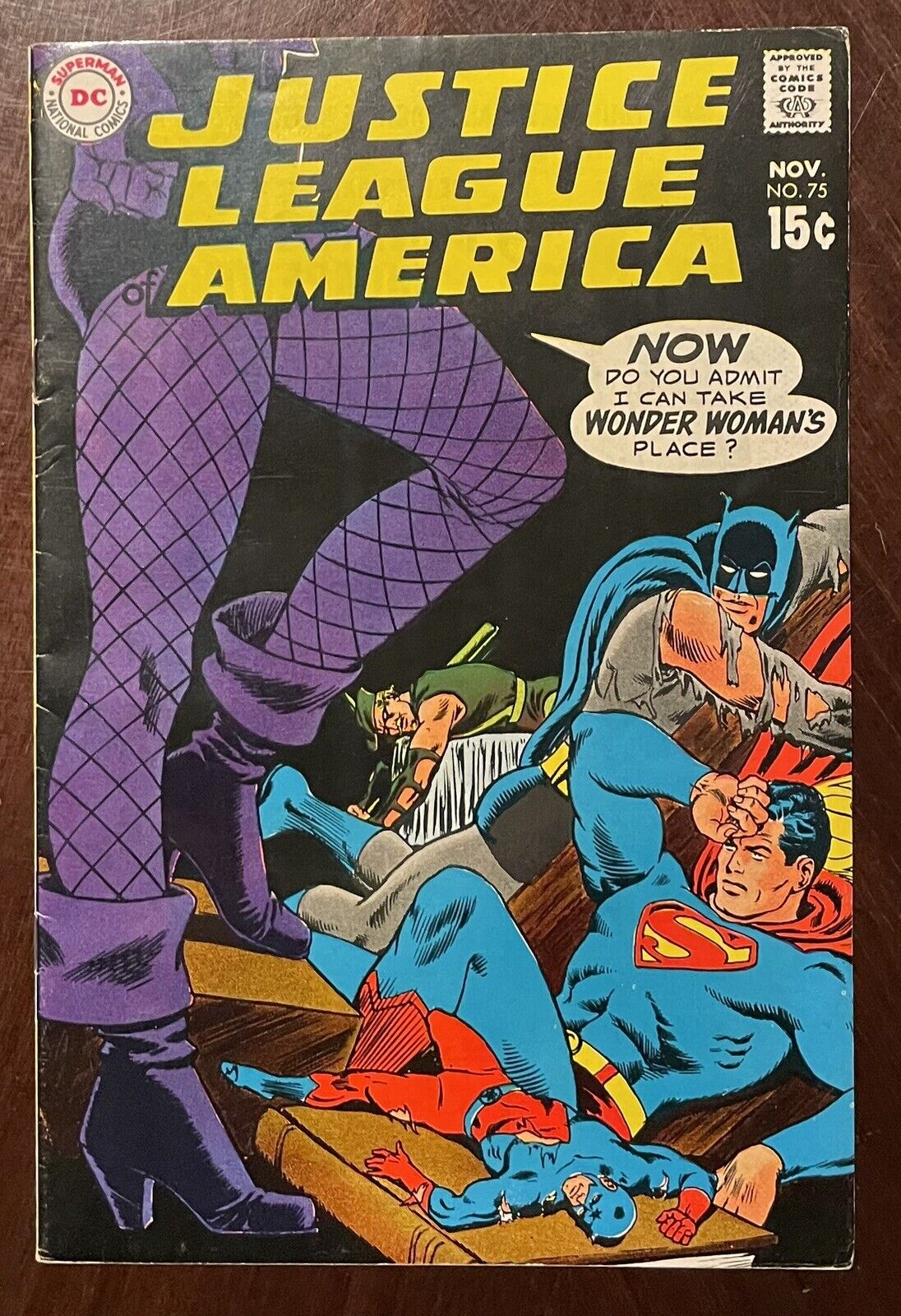 Justice League of America #75 1969 1st Black Canary