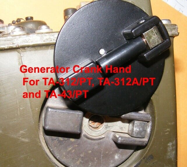 Generator G-42/PT Hand Wheel crankfor TA-312/PT hand crank generator new 