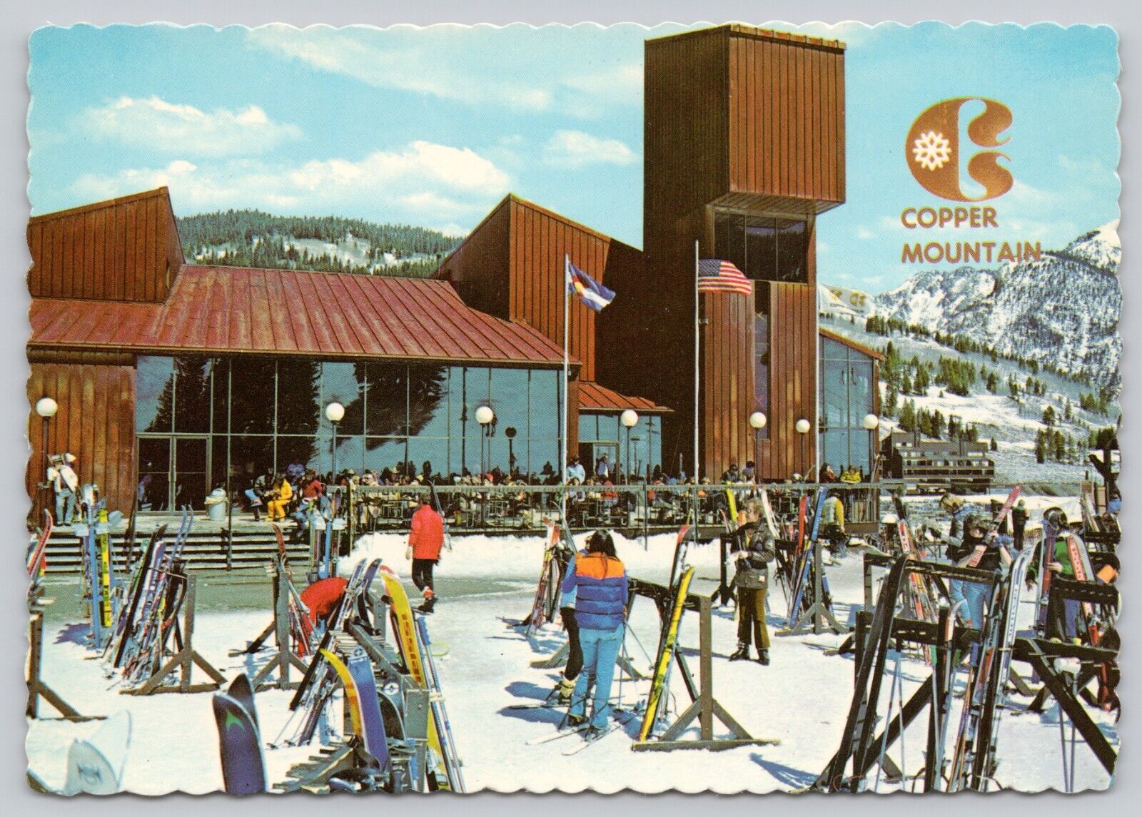 Postcard Copper Mountain Colorado Ski Area