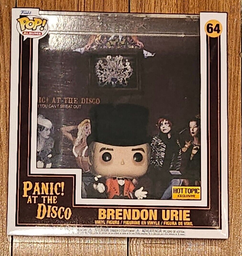 Funko Pop Albums #64 Brendon Urie Panic At The Disco Hot Topic Exclusive 