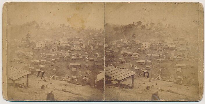 ARKANSAS SV - Eureka Springs Panorama - NJ Tibbs 1880s